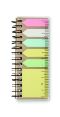 Logotrade reklamprodukter bild: Memopad i PP