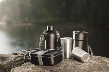 Logotrade profilprodukter bild: VINGA Parks RCS återvunnet stål mugg, 4 st, 250 ML