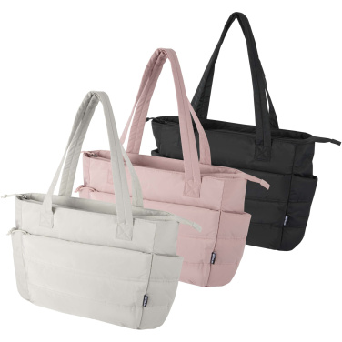 Logotrade profilreklam bild: Puffer 15,6" laptoptote av återvunnen GRS, 18 l