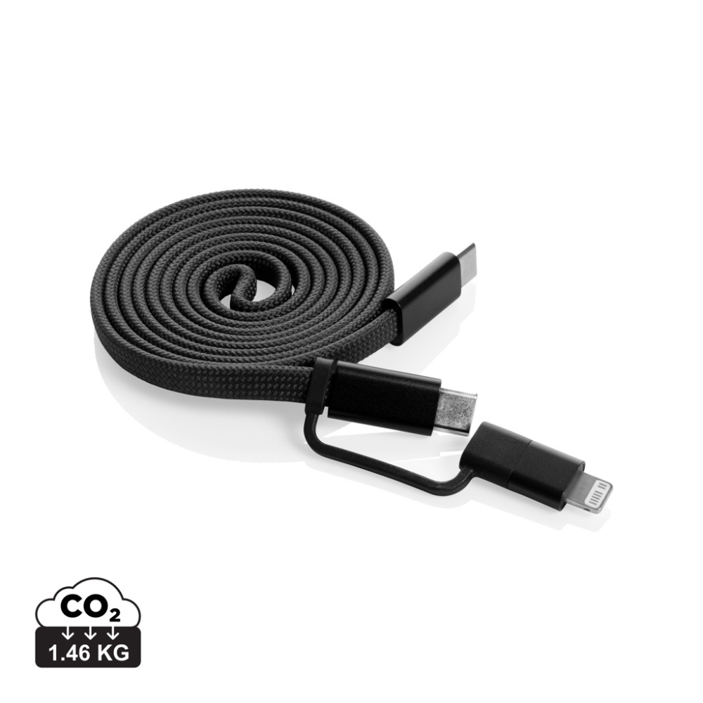 Logotrade reklamprodukter bild: Arc ultra-tunn 60W 2-1-1 magnetisk kabel RCS