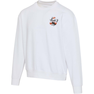 Logotrade reklamprodukter bild: Boris 280 g/m2 oversized unisex-tröja med rund hals
