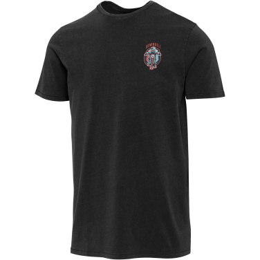 Logotrade profilprodukter bild: Nanaimo 160 g/m2 kortärmad tvättad T-shirt för herr