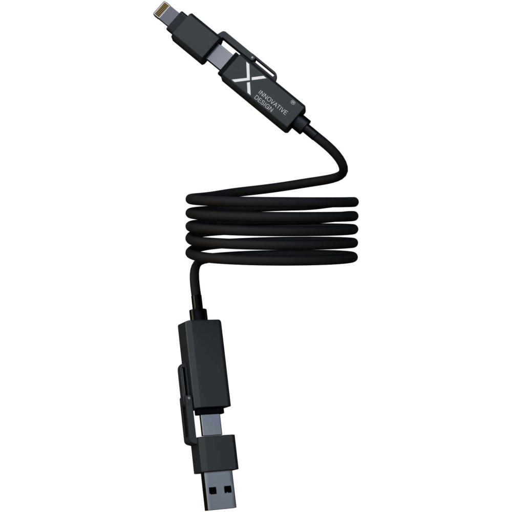 Logotrade reklamprodukter bild: SCX.design C59 100 W laddningskabel av magnetiskt silikon