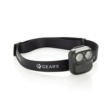 Logotrade profilreklam bild: Gear X pannlampa med rörelsesensor, RCS rplast