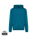 IQONIQ Joshua hoodie i återvunnen bomull, mörk blågrön