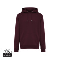 IQONIQ Joshua hoodie i återvunnen bomull, merlot